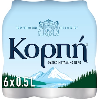 ΚΟΡΠΗ | Νερό Φυσικό Μεταλλικό 6x500ml