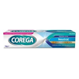 COREGA | Κρέμα Στήριξης Οδοντοστοιχίας Ουδέτερη Γεύση 70g