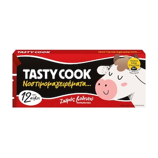 TASTY COOK | Ζωμός Βοδινού 12 Κύβοι 120g