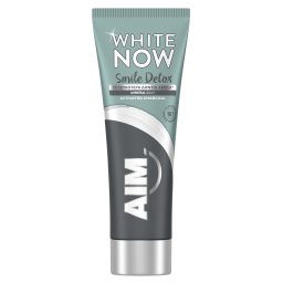 AIM | WHITE NOW | Οδοντόκρεμα Smile Detox Άμεση Λεύκανση 75ml
