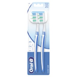 ORAL B | Toothbrush Classic Care 40mm Medium 2 Pieces