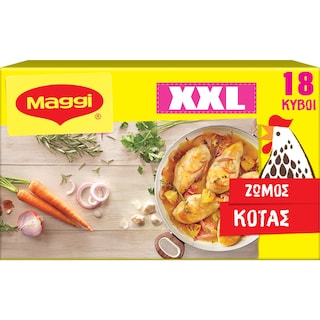 MAGGI | Κύβοι Ζωμού Κότας 18 Τεμάχια 180g