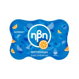 HBH | Πορτοκαλάδα Μπλε Κουτί 6x330ml