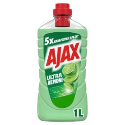 AJAX | ULTRA | Καθαριστικό Πατώματος Ultra Λεμόνι 1lt