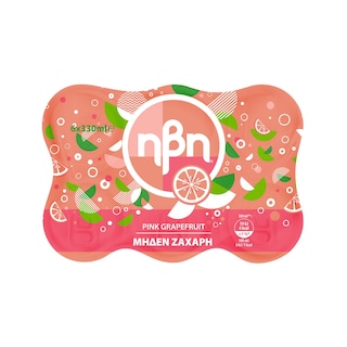 HBH | Αναψυκτικό Pink Grapefruit Κουτί 6x330ml