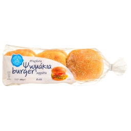 ΑΒ ΕΠΙΛΟΓΗ | Ψωμάκια Burger Σταρένια 480g