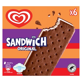 ALGIDA | Παγωτό Sandwich Original 6x67g