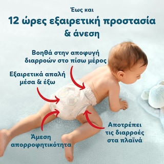 PAMPERS | Πάνες Βρακάκι Μωρού Premium Pants Νο3 48 Τεμάχια
