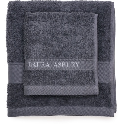 LAURA ASHLEY | Πετσέτες Χεριών Προσώπου Σετ Γκρι 1 Τεμάχιο