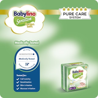 BABYLINO | Πάνες Sensitive Cotton Soft No3 56 Τεμάχια