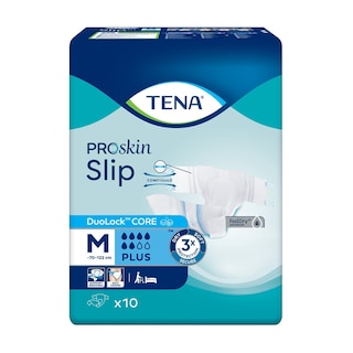 TENA | Πάνες Ακράτειας Proskin Slip Plus Medium 10 Τεμάχια
