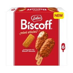 LOTUS | Παγωτό Ξυλάκι Biscoff Mini Sticks 6x36.5g