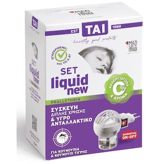 TAI | Εντομοαπωθητικό Σετ 2σε1 Συσκευή & Υγρό 1 Τεμάχιο