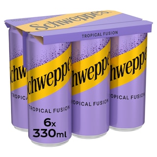 SCHWEPPES | Αναψυκτικό Tropical Fusion 6x330ml