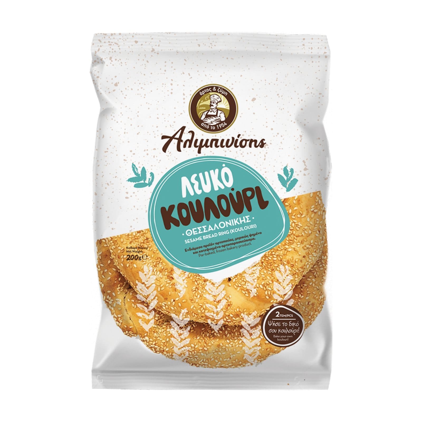 Λευκό Κουλούρι Θεσσαλονίκης Κατεψυγμένο 2x100g