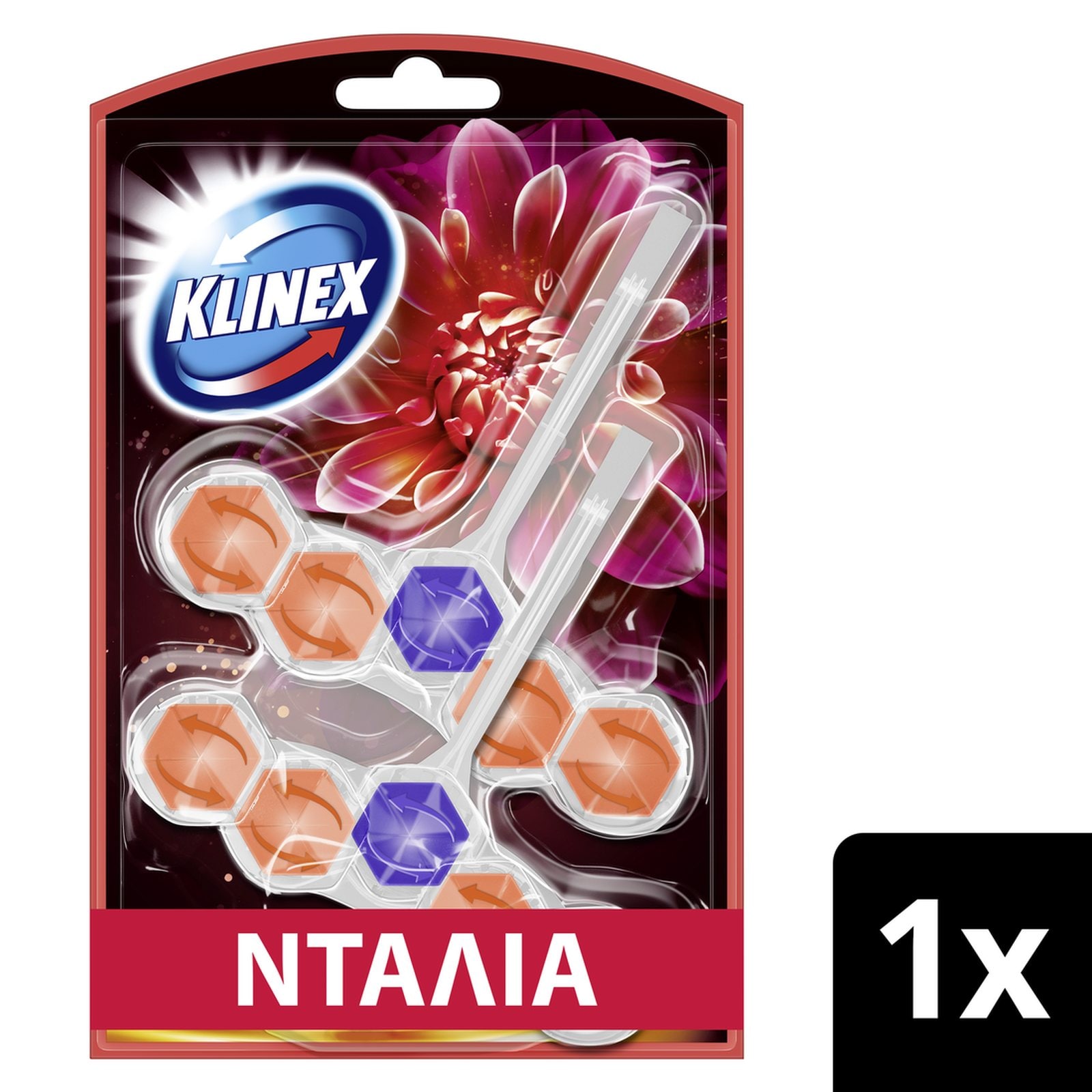 KLINEX WC Block Aroma Lux Ντάλια 2x50g