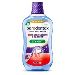 PARODONTAX | Στοματικό Διάλυμα Gum Strengthen Protect Icy Mint 500ml