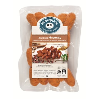 ΜΟΥΤΕΒΕΛΗΣ | Λουκάνικα Μπουκιές Καπνιστά 240g