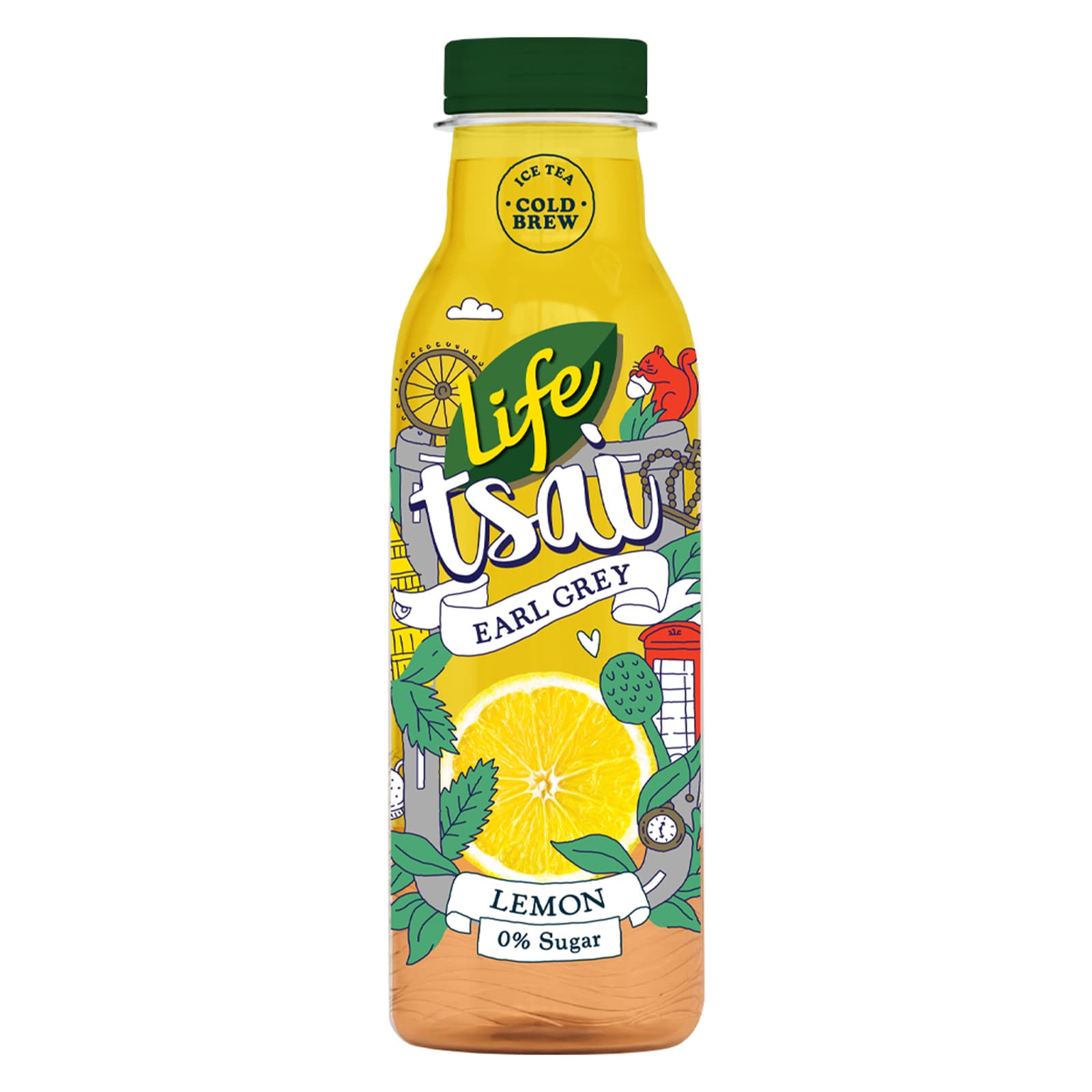 LIFE Ice Tea Earl Gray Λεμόνι Χωρίς Ζάχαρη 1.5lt