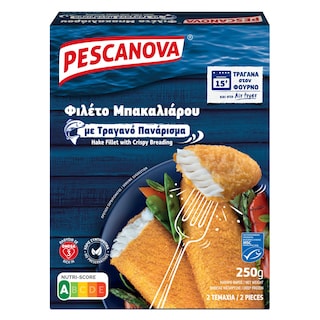 PESCANOVA Φιλέτο Μπακαλιάρου με Τραγανό Πανάρισμα 250g