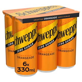 SCHWEPPES | Πορτοκαλάδα Κουτί 6x330ml