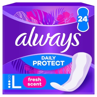 ALWAYS | Panty Liners Daily Protect Long Fresh 24 Pieces