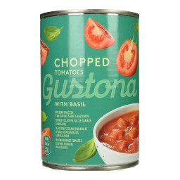 GUSTONA | Τομάτα Ψιλοκομμένη με Βασιλικό 400g