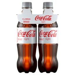 COCA COLA | LIGHT | Αναψυκτικό Cola Light Φιάλη 4x500ml