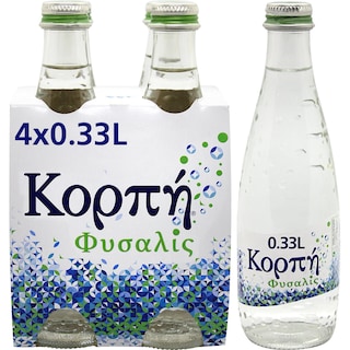 ΚΟΡΠΗ | Ανθρακούχο Νερό Φυσικό Μεταλλικό 4x330ml