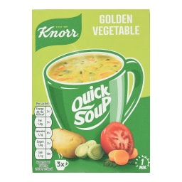 KNORR | Σούπα Λαχανικών Quick Soup με Κρουτόν 3x16g