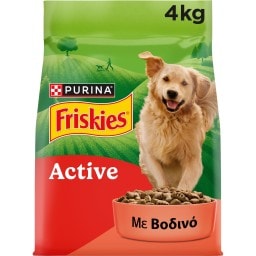 FRISKIES | Ξηρά Τροφή Σκύλου Active Βοδινό 4 Kg