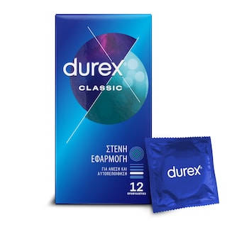 DUREX | Προφυλακτικά Classic Στενή Εφαρμογή 12 Τεμάχια