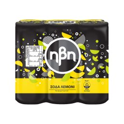 HBH | Σόδα Λεμόνι Κουτί 6X330 ml