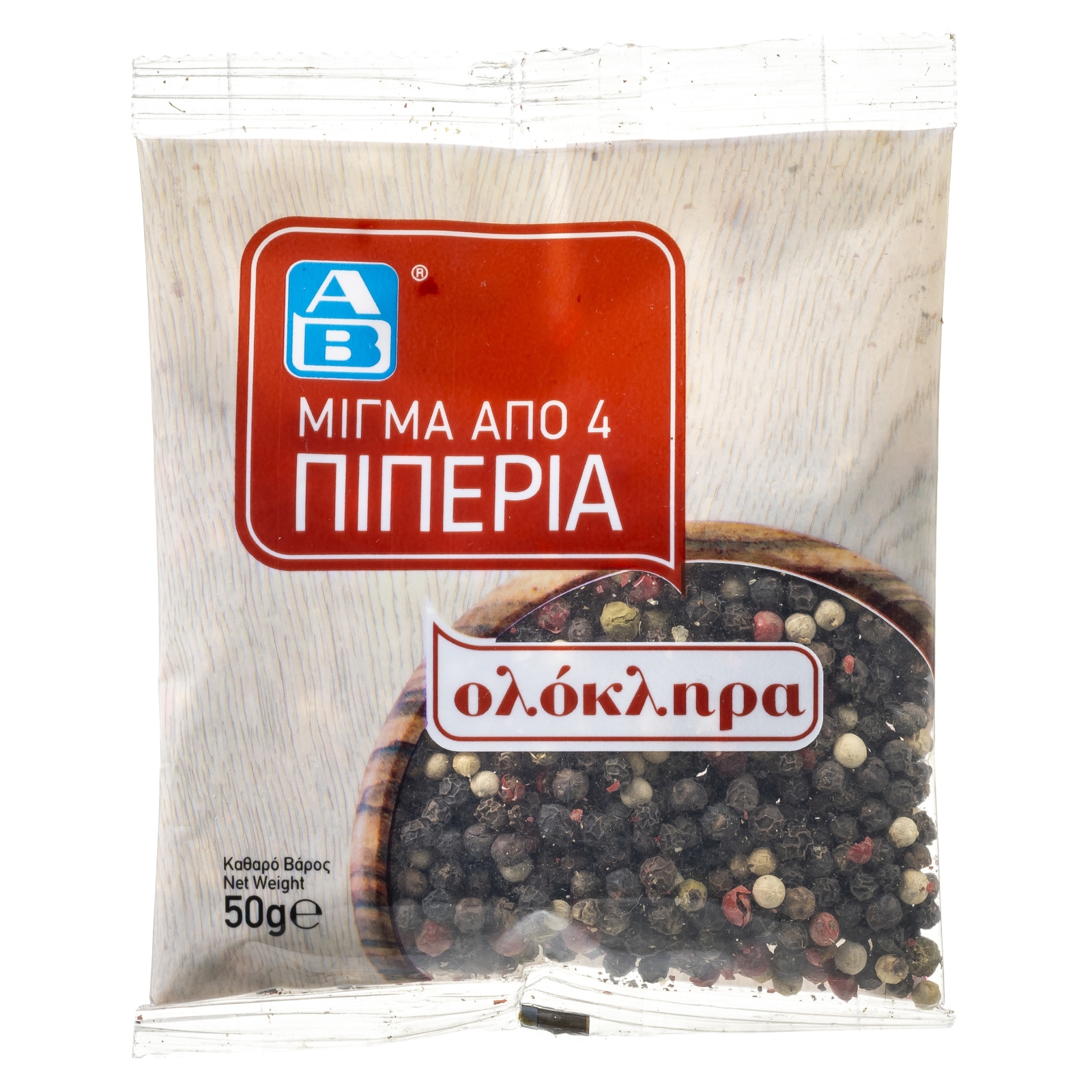 ΑΒ Μείγμα 4 Πιπέρια Ολόκληρα 50g