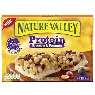 NATURE VALLEY | Μπάρες Πρωτείνης με Μούρα & Φιστίκια 4x40g