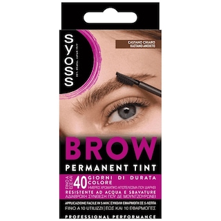 SYOSS | Βαφή Φρυδιών Brow Tint Καστανό Ανοιχτό 1 Τεμάχιο