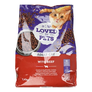 LOVED BY PETS | Γατοτροφή Βοδινό 1.4kg