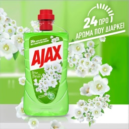 AJAX | Υγρό Καθαρισμού Fete des Fleurs Λουλούδια Άνοιξης 2x1lt 80% στο 2o