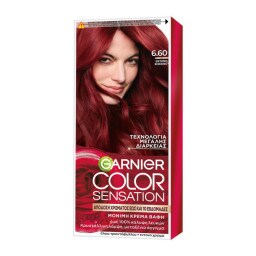 COLOR SENSATION | Βαφή Μαλλιών Color 6.60 Ξανθό Σκούρο Έντονο Κόκκινο