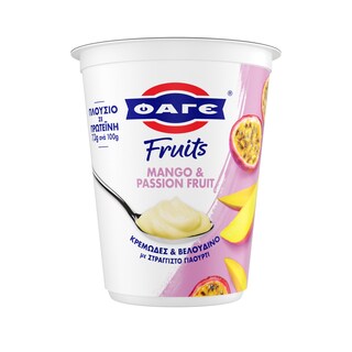 ΦΑΓΕ | Επιδόρπιο Στραγγιστού Γιαουρτιού Fruits Mango Passion Fruit 380g