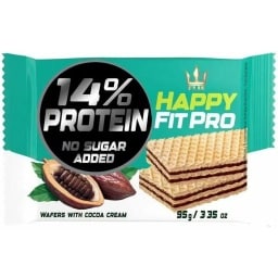 HAPPY FIT | Γκοφρέτα Happy Fit Pro Protein Κακάο 95g