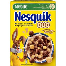NESQUIK | Δημητριακά Ολικής Άλεσης Duo Σοκολάτα 325gr