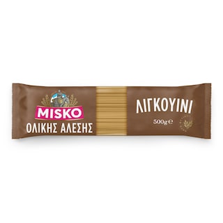 MISKO | Μακαρόνια Λιγκουίνι Ολικής Άλεσης 500g