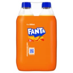 FANTA | ΑΝΑΨΥΚΤΙΚΟ ΠΟΡΤΟΚΑΛΙ 4 X 500 ML
