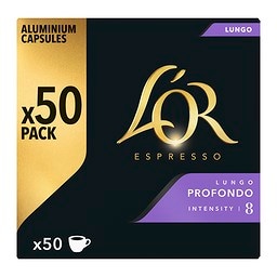 LOR | Κάψουλες Καφέ Espresso Lungo Profondo 50x5.2g