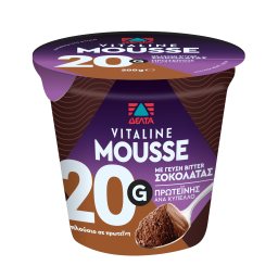 VITALINE | Mousse Protein Μαύρη Σοκολάτα 200g