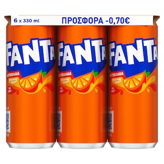 FANTA | FANTA ΠΟΡΤ.ΚΟΚ.Κ/Τ 6Χ330ML 6P.(0.70Ε)