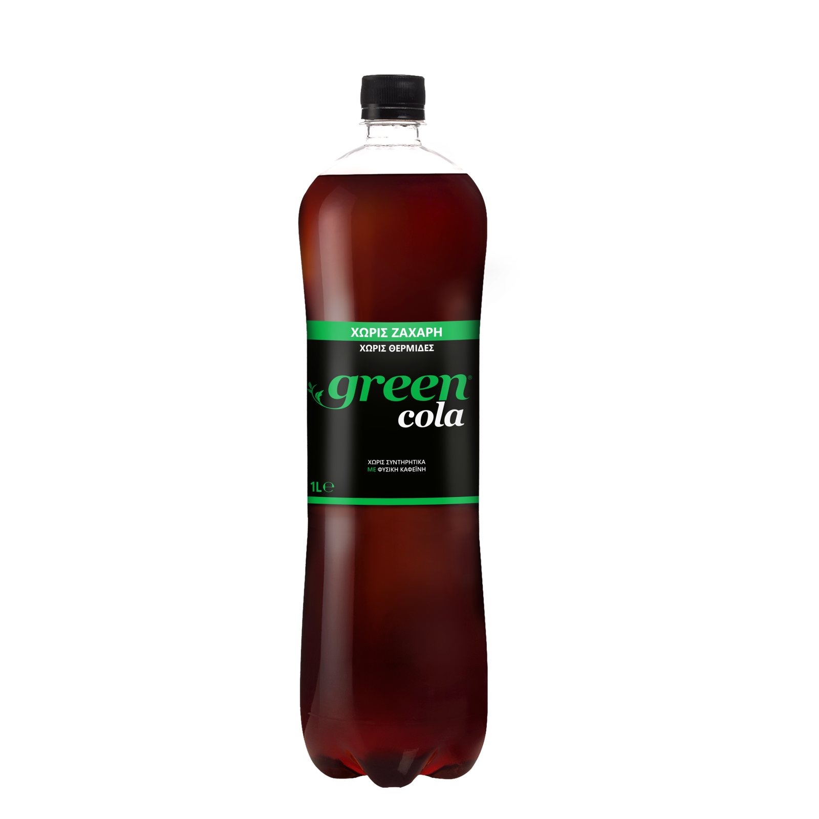 GREEN Αναψυκτικό Cola Στέβια Φιάλη 1lt