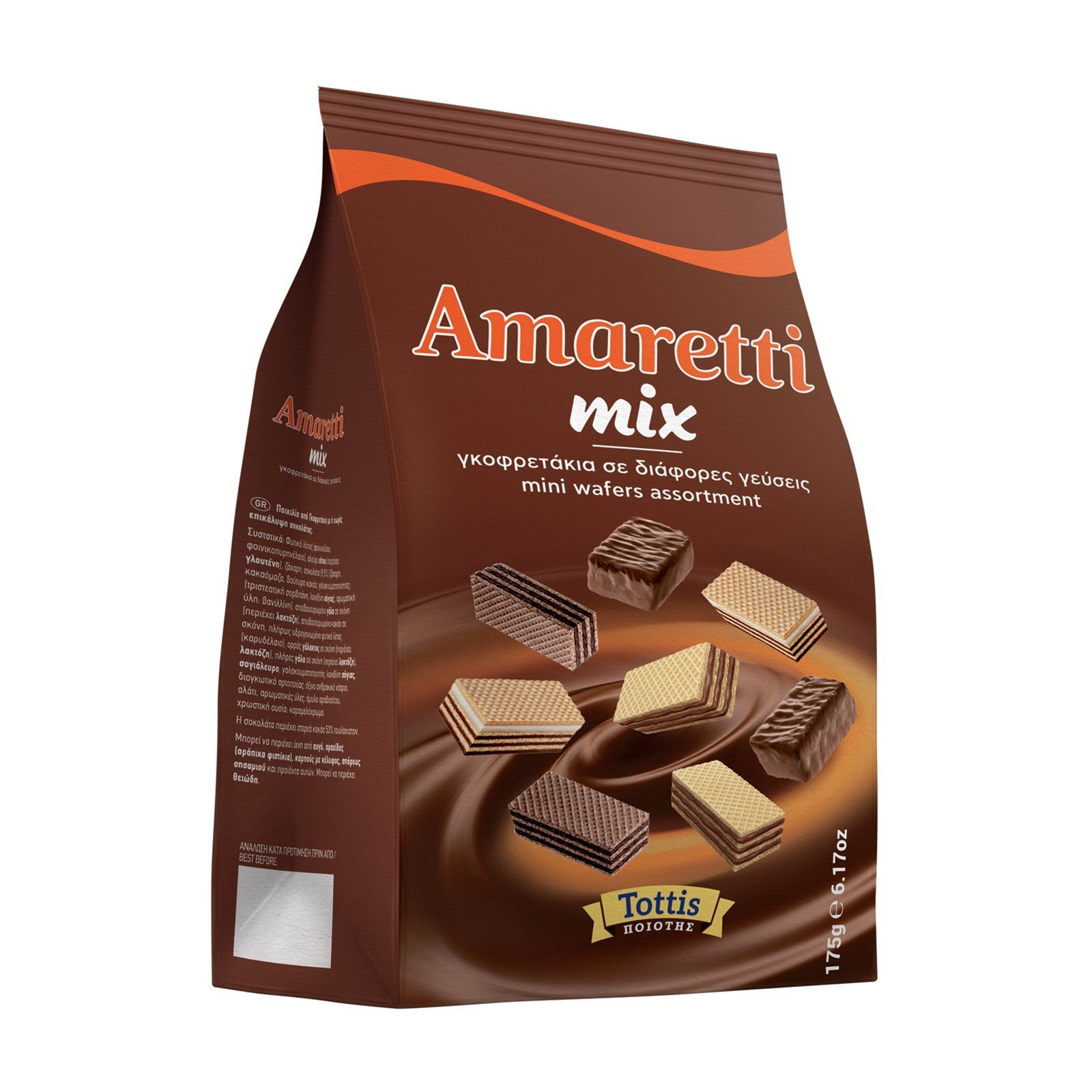 AMARETTI Γκοφρέτες Mix 175g