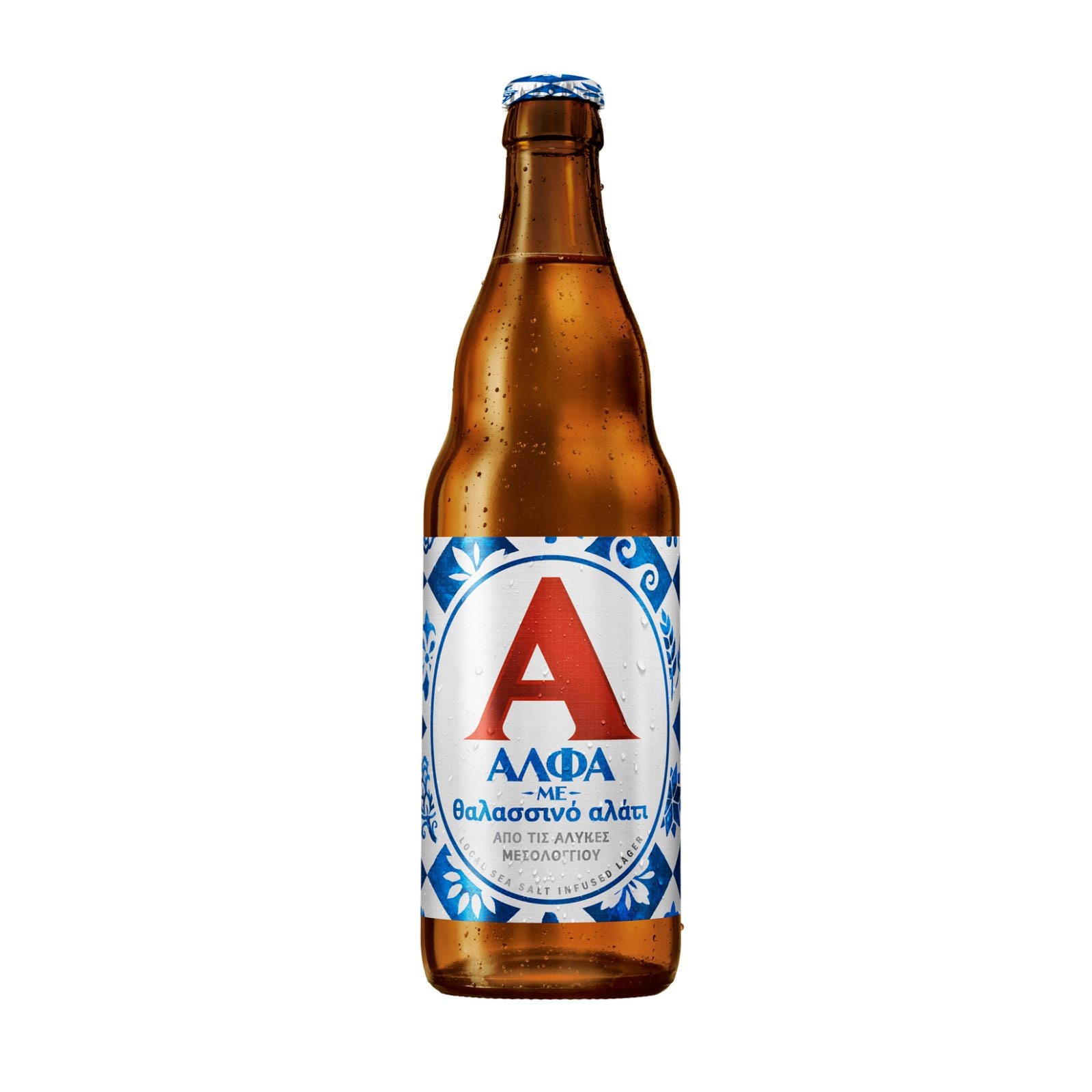 ALFA Μπύρα Lager με Θαλασσινό Αλάτι 500ml